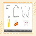 thumbnail image 2 of Decodeary 3 Pcs/ensemble Moule à Biscuits Embossé Moule à Dentifrice Portable Outil de Cuisson Accessoire Gadget de Cuisine comme sur l'Image 1Set, 2 of 6