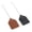 Brown/Black, variant on Leather Fly Swatter Set – 17” Amish-Made Fly Swat w/Real Leather Paddle – Fly Swatters  w/Metal Handle – Bug Swatter, Mosquito Swatter, Wasp Swatter