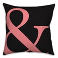 thumbnail image 2 of Creative Products Pink Ampersand 16 x 16 Spun Poly Pillow, 2 of 3