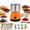 Orange, variant on High-Speed Stainless Steel Grain Grinder, Electric Food Mill Kitchen, Home Spice Grinders, Coffee Mills, Milling Wheat Flour Sesame Seed Attachment