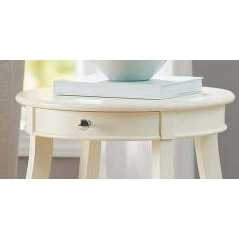 Better homes & gardens round accent table with drawer discount