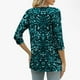 thumbnail image 3 of Ailaofu 3/4 Length Sleeve Womens Tops with Button Dressy Casual V Neck Summer Outfits Early Fall Fashion Clothes, 3 of 6