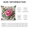 thumbnail image 5 of COMIO Throw Pillow Cover Case Vintage Floral Pillow Covers,Soft Decorative Throw Pillow Case for Living Room Bedroom Sofa Couch Cushion Covers White, 5 of 5