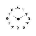 thumbnail image 1 of DPTALR Large Fitness Wall Clock Diy Acrylic Clock Living Room Background Wall, 1 of 1