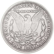 Leather Factory 389639 Morgan Dollar Aigle Concho-Sterling Silver 1.38.