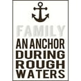thumbnail image 2 of Family an Anchor During Rough Waters Wall Letters Decals Quote, 28 x 18 , Chocolate & Warm Gray, 2 of 4