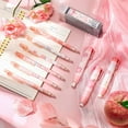 thumbnail image 3 of 15Pcs Peach Mechanical Pencils with Tubes 0.5mm Pen Refills and Peach Erasers, 3 of 7