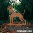 thumbnail image 2 of Handmadetneonsign Great Dane Rusty Metal Stake, Dog Memorial Stake, Metal Stake, Yard Stake Decor 72360, 2 of 5