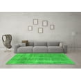 thumbnail image 3 of Ahgly Company Indoor Rectangle Abstract Green Modern Area Rugs, 2' x 4', 3 of 4