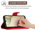 thumbnail image 5 of Elegant Case for Samsung A12 4G Wallet Case RFID Blocking Card Slots Holder with Shoulder&Crossbody Strap, Magnetic Folio Kickstand Handbag Flip Phone Cover for Samsung Galaxy A12 4G, Red, 5 of 8