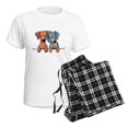 thumbnail image 4 of CafePress - Pocket Doxie Duo Women's Light Pajamas - Women's Short Sleeve Print T-Shirt and Pants Light Cotton Pajama Set, 4 of 7