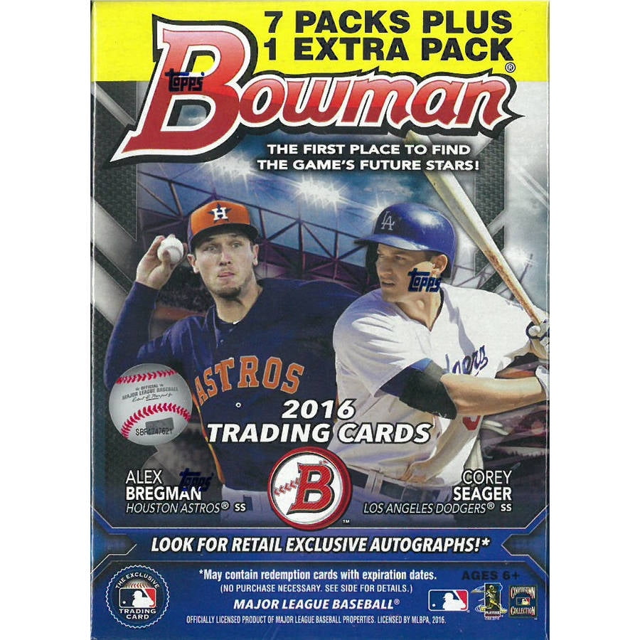 16 Topps Bowman Baseball Value Box Walmart Com 16 Topps Bowman Baseball Value Box Walmart Com