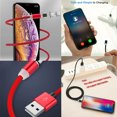 thumbnail image 4 of Led Indicator 360 Degree Round Charging Cable Universal Phone Nylon Braided Cord with Type-c Connector Wire, 4 of 7