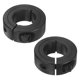 thumbnail image 1 of Uxcell 2-Pack Abrazadera de Eje de Corte Simple 22mm Bore 42mm OD, 15mm Grosor Abrazaderas de Eje de Acero 45 [Negro], 1 of 6