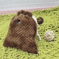 thumbnail image 2 of Hamster Sleeping Bag Plush: Soft Drawstring Rat Bed Small Animals Pouch Carrier, 2 of 4