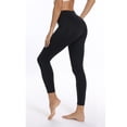 thumbnail image 3 of Women's High Waist Capri Leggings Slim Yoga Pants Tummy Control Workout Sports Stretchy Leggings, 3 of 5