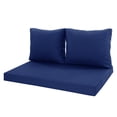 thumbnail image 5 of Outdoor Loveseat Cushions for Patio Furniture, Waterproof Weather & Fade Resistant Seat and Backrest Cushion Set with Removable Cover, 46 x 26 Inch, Navy, 5 of 10
