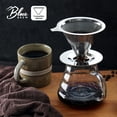 thumbnail image 6 of BLUE BREW Borosilicate Glass Coffee Server 600ml (20 fl oz) Heat Resistant Glass Construction, Superior Heat Resistance, Perfect for Pour Over Coffee Dripper Method, BB1008, 6 of 6