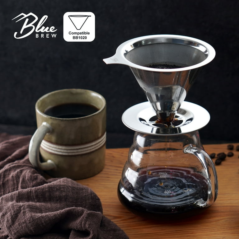 Glass Carafe Pour Over 600ml