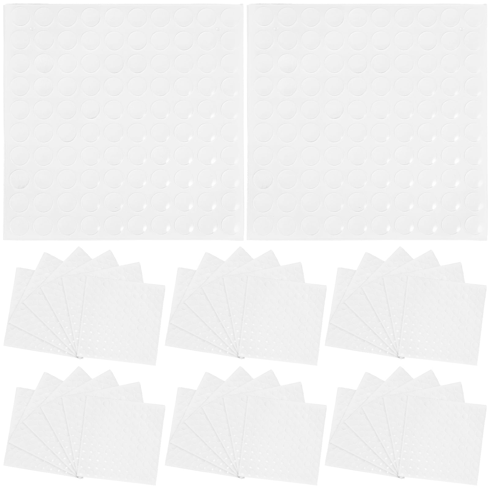 Topes De Silicona Transparentes Autoadhesivos - 300 Unidades, 3/8 Pulgadas, Para Puertas, Cajones, Muebles, Reducción De Ruido Y Protección