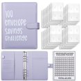 thumbnail image 1 of 100 Sobres Challenge Binder Reto de 100 días para parejas para ahorrar dinero, 1 of 6