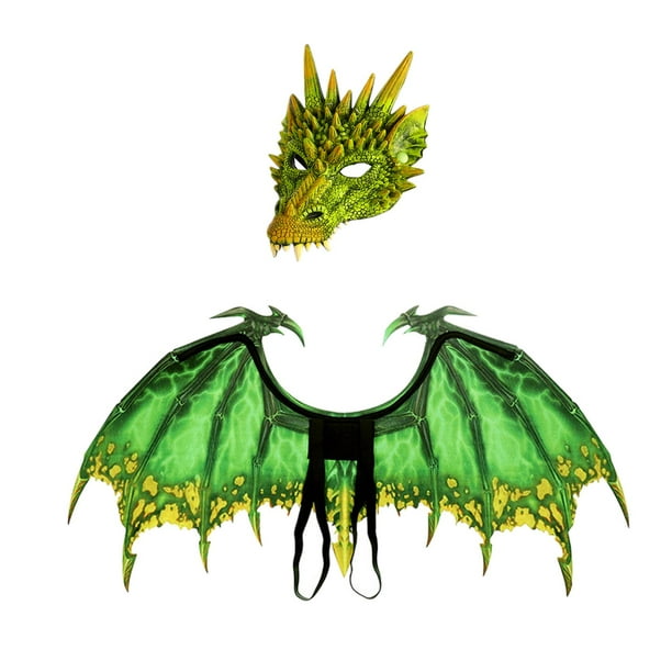 Disfraz de dragón Yinane Juego de simulación Verde