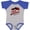 Baseball Heather and Royal, variant on Inktastic My Great Grandma Loves Me with Cute Ladybugs Boys or Girls Baby Bodysuit