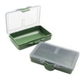 thumbnail image 4 of Small Fishing Tackle Box 3 Compartments for Small Clear PP waterproofs hook Lures Baits Fishing Accessories, 4 of 8