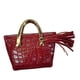 thumbnail image 5 of Bolso de figuras de acción 1:6, bolso de moda de de 12 "para mujer, bolso de mano de cuero PU con decoración de escena de juego de simulación, rojo, 5 of 8
