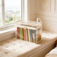 thumbnail image 4 of Clear Plastic Easter Storage Box, Transparent Dustproof Organizer Case for Home, Classroom & Office, Stackable Container for Books, Magazines & Stationery, Visible Storage, 15*13*9in, Clear, 4 of 7
