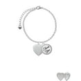 thumbnail image 2 of Delight Jewelry Silvertone Heart Locket - Domed Thank You Charm Bracelet, 6"+2", 2 of 5