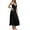 Black, variant on Lingerie For Women Nightwear Underwear Satin Hem Sling Long Nightgowns For Women