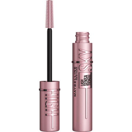 Maybelline Lash Sensational Sky High Mascara + Lifter Lip Gloss Set, Blackest Black