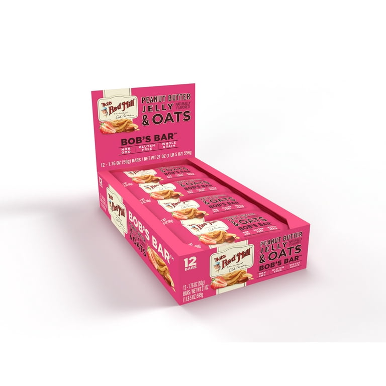 Bob's Red Mill Peanut Butter Jelly & Oats Snack Bar, Sweet