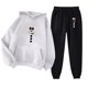 thumbnail image 1 of Puntoco Sudadera con Capucha para Mujer Sudadera con Bolsillo De Manga Larga Conjunto De Sudadera Estampada con Pantalones De Moda para Mujer Puntoco Puntoco-7003, 1 of 2