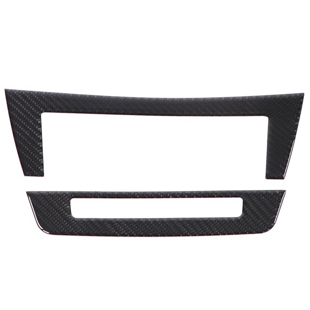 Panneau de Commande Central, Couverture de Panneau de Console de Voiture en Fibre de Carbone Garniture de Couverture de Console en Fibre de Carbone Intégration Transparente