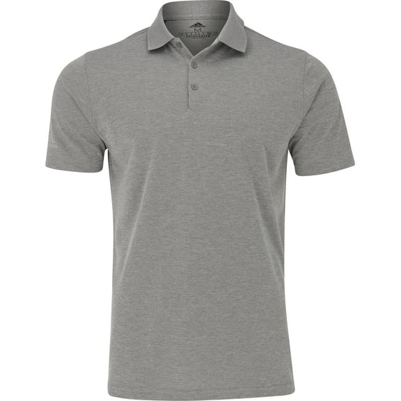Men's adidas Heather Performance Polo Color: Gray Heather Size: M