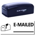 thumbnail image 1 of Large Pre-Inked Emailed with Mailbox Stamp, Slim 1854, Ultra Slim Design, Impression Size 1-13/16" by 2-1/2", Up to 25,000 Impressions - Black Ink, 1 of 10