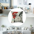 thumbnail image 5 of nygtbtfer Farm Throw Pillow Covers with Welcome Quote Decorative Pillow Case Poultry Linen Cushion Cover for Sofa Couch Home Decor White, 5 of 7