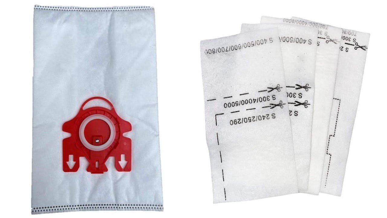 Replacement Bags for Miele Type FJM 3D Hyclean Canister Vacuum Bags. 20