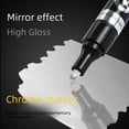 Shiny High Gloss Chrome Plated Metal Marker Pen for DIY Gundam Plastic