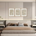 thumbnail image 3 of Hieng Neutral Botanical Wall Art , Large Framed Boho Farmhouse Wall Decor, Modern Minimalist Floral Wall Painting, Rustic Wildflower Canvas Art Prints for Living Room, Bedroom Unframed, 3 of 6