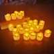 thumbnail image 2 of 1 pieza de velas de té LED sin llama, velas de té para bodas, velas de Navidad para bodas, fiestas de cumpleaños, decoración del hogar, 2 of 4