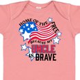thumbnail image 4 of Inktastic Home of the Free Because My Uncle is Brave Boys or Girls Baby Bodysuit, 4 of 5