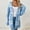 Blue, variant on Aloohaidyvio Cardigan Sweaters for Women,Women's Open Front Knit Sweater Oversized Lantern Sleeve Cardigan Outwear