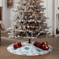thumbnail image 4 of Bingfone Christmas Tree Skirt Mat Christmas Decoration Interior 48" -Turtles And Goldfish, 4 of 6