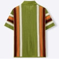 thumbnail image 6 of TaTaai Mens Crochet Knit Top Solid Color Short Sleeve Pullover Cardigan Lightweight Breathable for Spring Summer Vacation Gift, 6 of 9