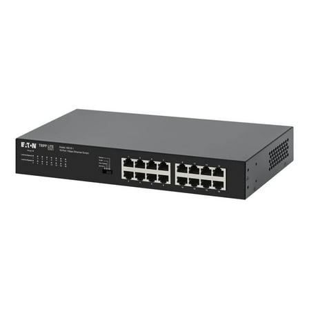 Eaton Tripp Lite Series 16-Port 10/100/1000 Mbps Desktop Gigabit Ethernet Unmanaged Switch, Metal Enclosure (ng16-1)