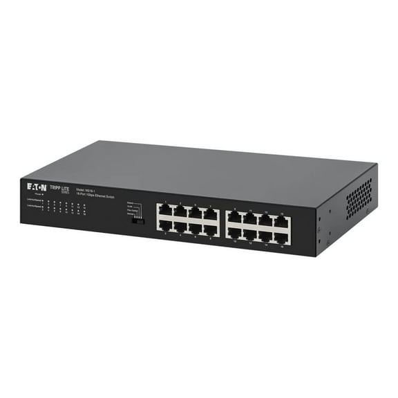 Eaton Tripp Lite Series 16-Port 10/100/1000 Mbps Desktop Gigabit Ethernet Unmanaged Switch, Metal Enclosure (ng16-1)