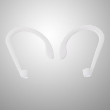 GARVALON 2Pack Anti Lost Strap for Earbuds Silicone Earhooks Ergonomic Design for Running Jogging Cycling Gym Fitness